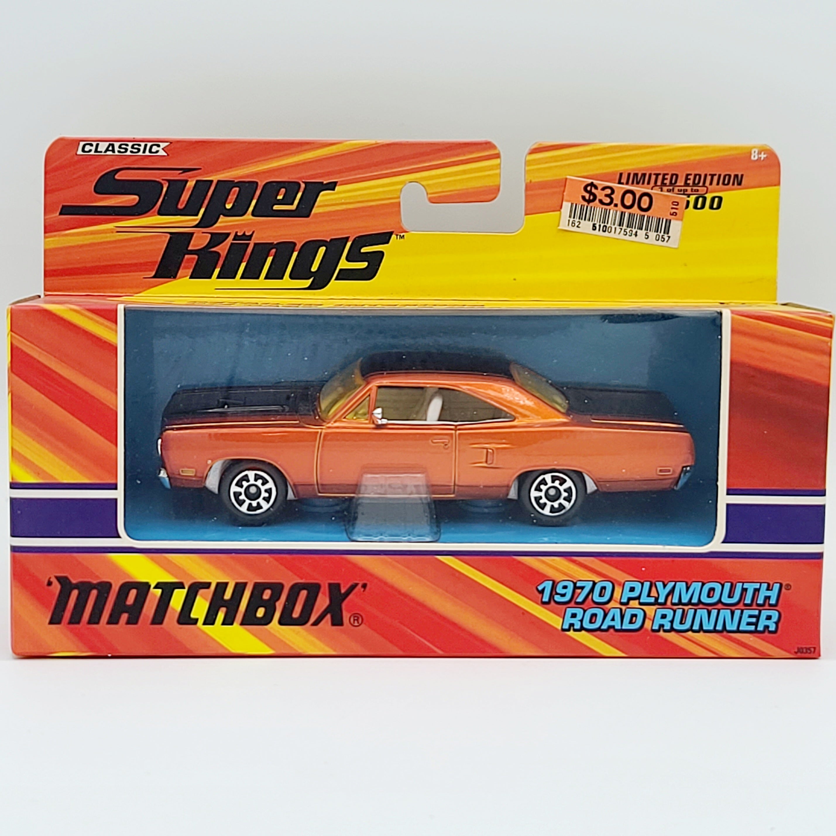 Matchbox '70 Plymouth Roadrunner K-207 (2005 Classic Super Kings - Limited Edition 1 of 20,000)